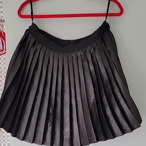 A/X Armani Exchange Black Pleated Mini Skirt